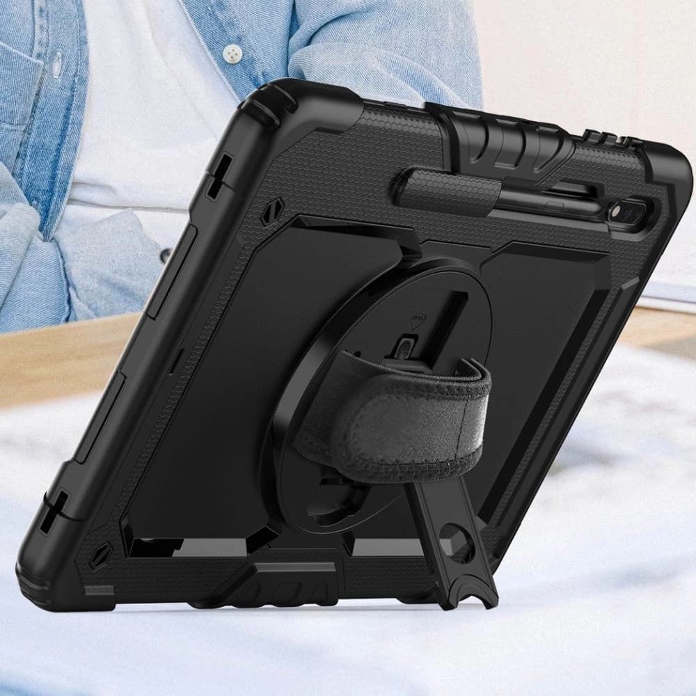 Etui Tech-Protect Solid360 Samsung Galaxy Tab S8+ Plus/S7+ Plus/S7 FE 12.4 Negru - 6