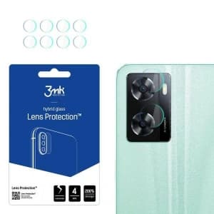 Hybrierte Glas für die Kameraobjektiv 3MK Lens Protect Oppo A57/A57e/A57s [4 PACK]