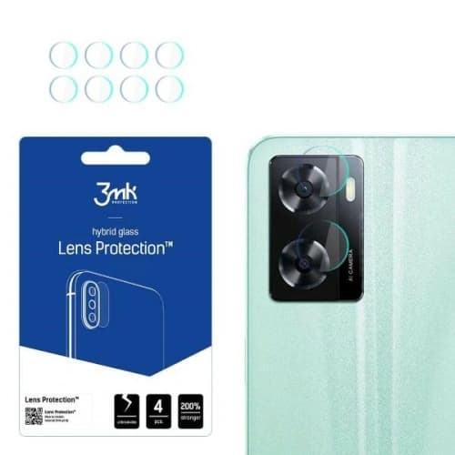 Hybrierte Glas für die Kameraobjektiv 3MK Lens Protect Oppo A57/A57e/A57s [4 PACK]