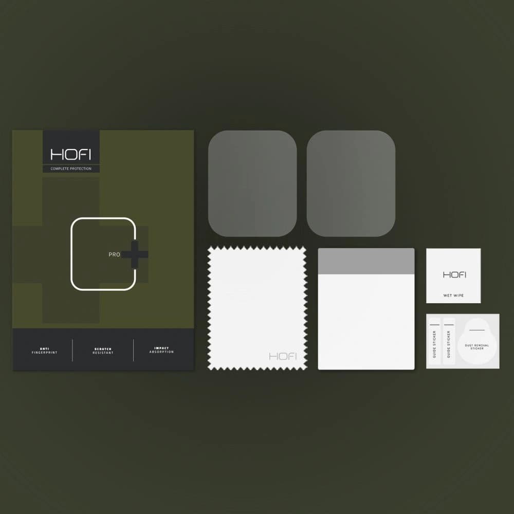 Folia hydrogelică Hofi Hydroflex Pro+ Apple Watch 4/5/6/7/8/9/SE 44/45mm Clear [2 PACK] - 2