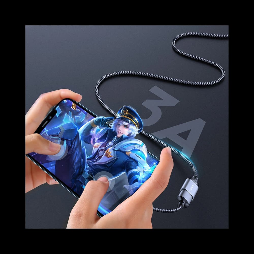 Joyroom USB 2.0 (female) - USB (male) Extension Cable 2m grey (S-2030N13 grey) - 4