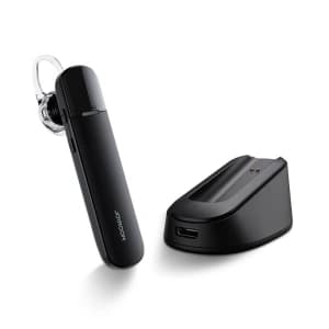 Joyroom Headset Wireless Bluetooth 5.1 Earphone for Car Charger Black (JR-B02S)