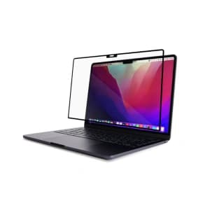 Matte védőfólia Moshi iVisor AG Apple MacBook Air 13.6 (M2, 2022-2023) (Fekete/Átlátszó/Matt)