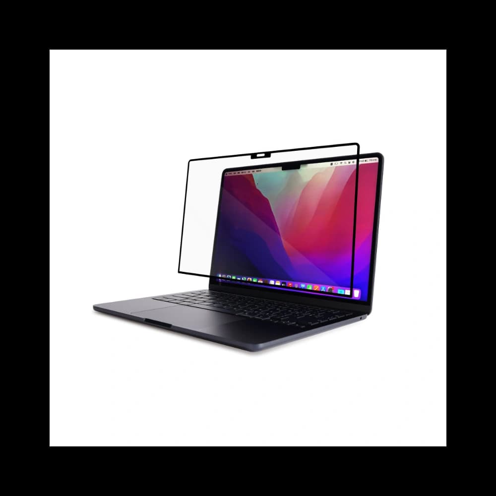 Matte védőfólia Moshi iVisor AG Apple MacBook Air 13.6 (M2, 2022-2023) (Fekete/Átlátszó/Matt) - 1