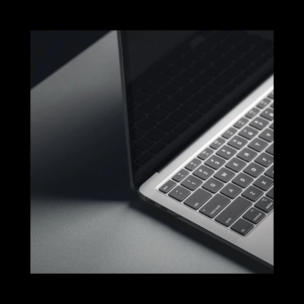 Matte védőfólia Moshi iVisor AG Apple MacBook Air 13.6 (M2, 2022-2023) (Fekete/Átlátszó/Matt) - 2