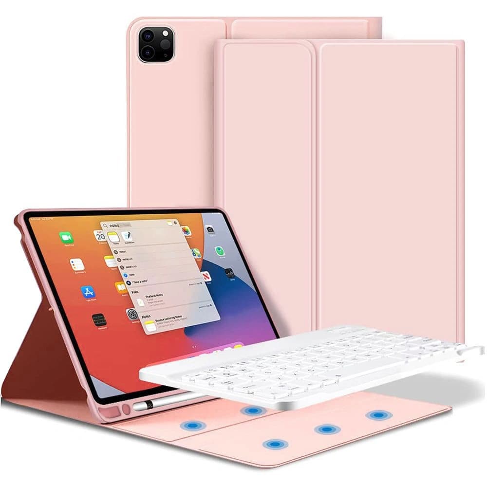 Billentyűzetes tok Tech-Protect SC Pen Apple iPad Pro 11 2020/2021/2022 (2., 3. és 4. generáció) Rózsaszín - 1