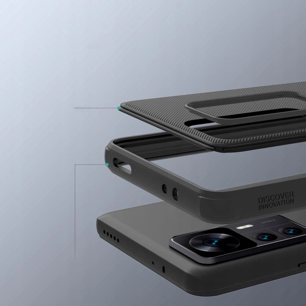 Case Nillkin Frosted Shield Pro Xiaomi 12T Schwarz - 4