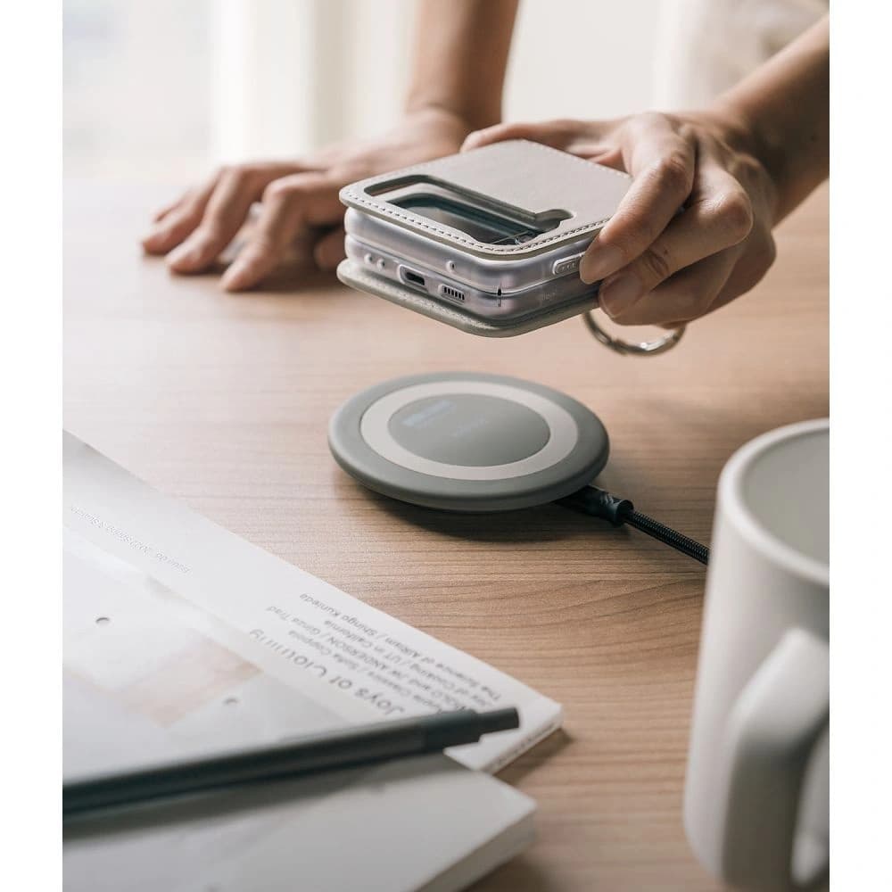 Ringke Signature Folio Samsung Galaxy Z Flip 4 Dove Grey - 11