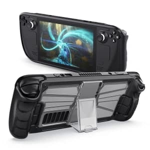 Etui Tech-Protect Defense Valve Steam Deck LCD / OLED Black/Clear