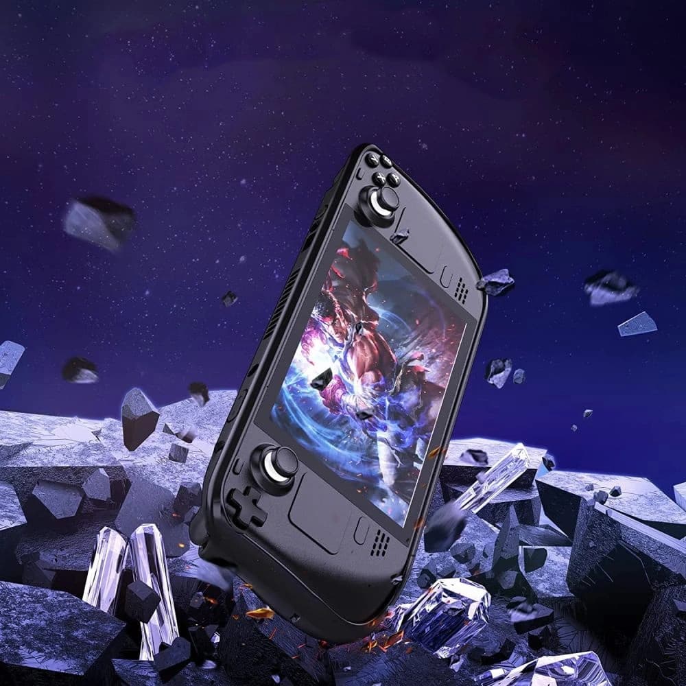 Tech-Protect Defense Valve Steam Deck LCD / OLED Black/Clear - 5