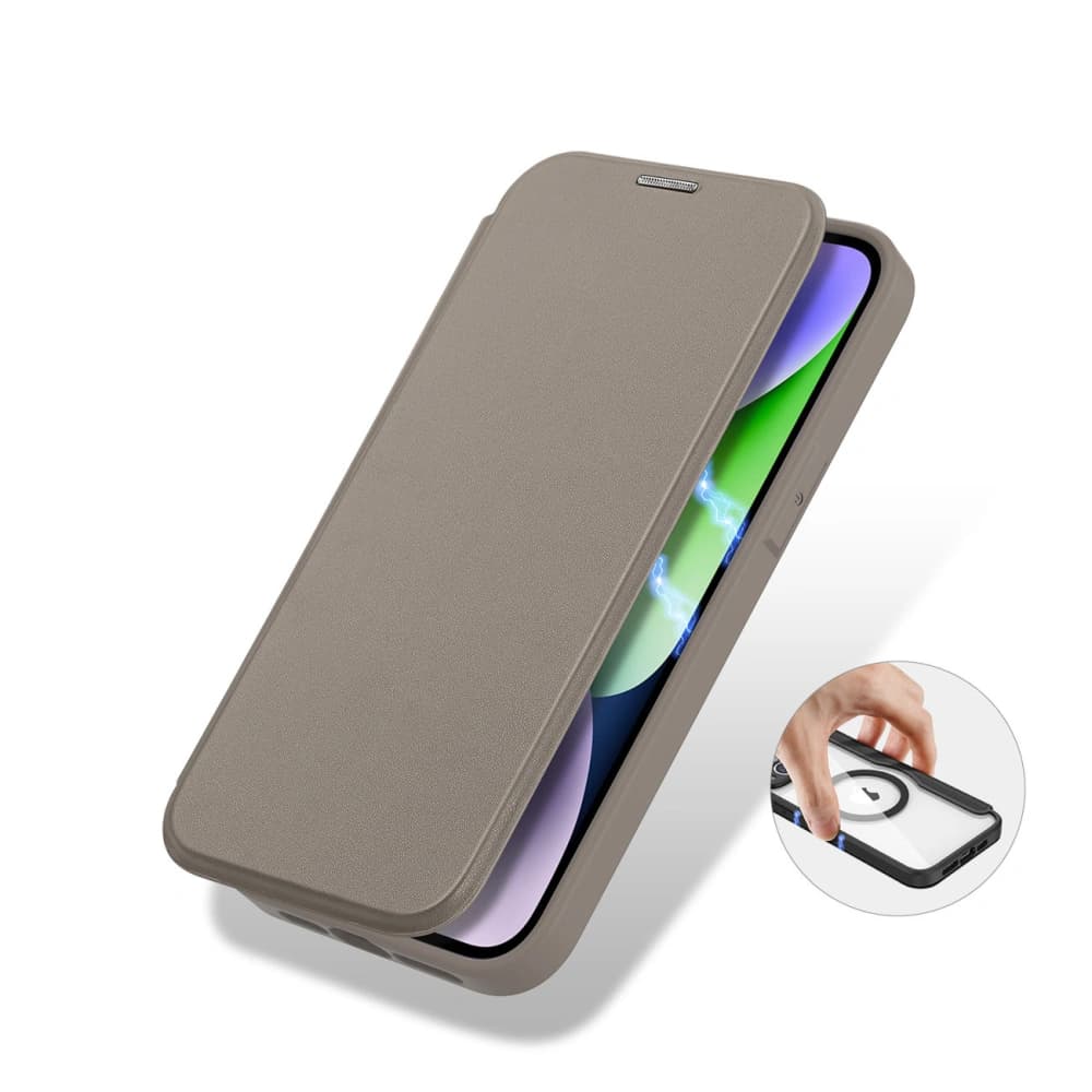 Dux Ducis Skin X Pro MagSafe Case für Apple iPhone 14 Plus / 15 Plus in Beige - 9