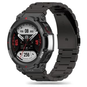 Armband Tech-Protect Edelstahl Amazfit T-Rex 2 Schwarz