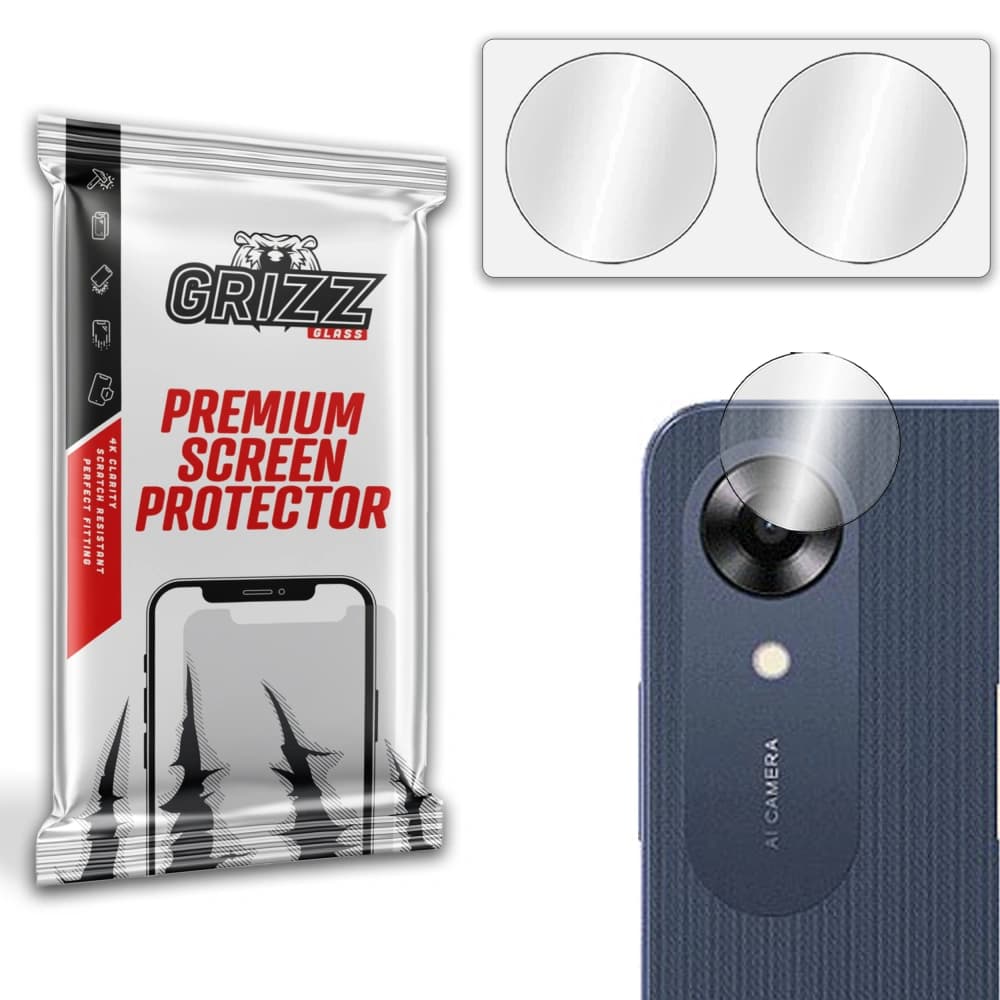 Glas für die Kamera GrizzGlass HybridGlass für Oppo A17k - 1
