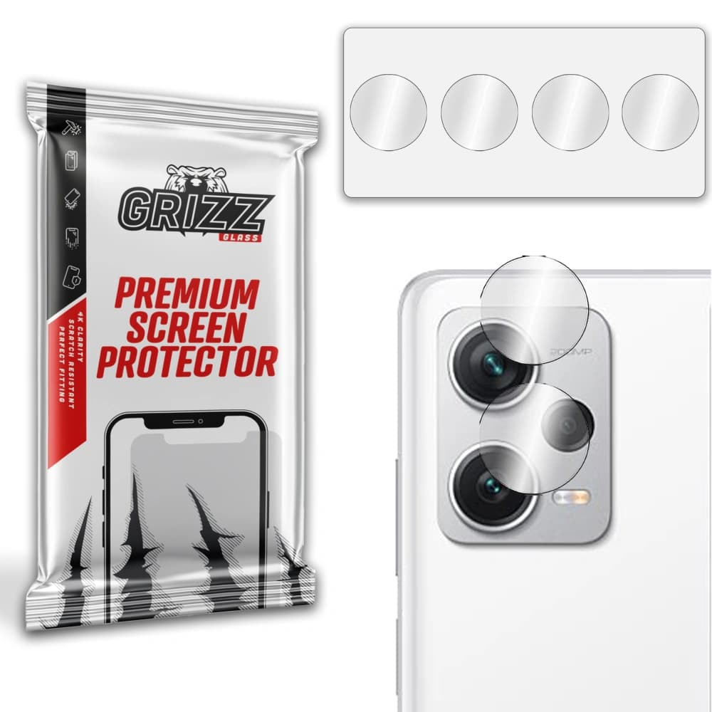 Glas für die Kamera GrizzGlass HybridGlass für Xiaomi Redmi Note 12 Pro+ Plus - 1