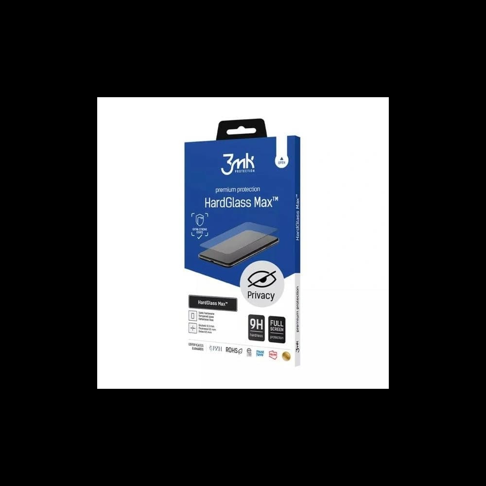 Gehärtetes Glas 3MK HardGlass Max Privacy für Apple iPhone 14 Pro schwarz - 1