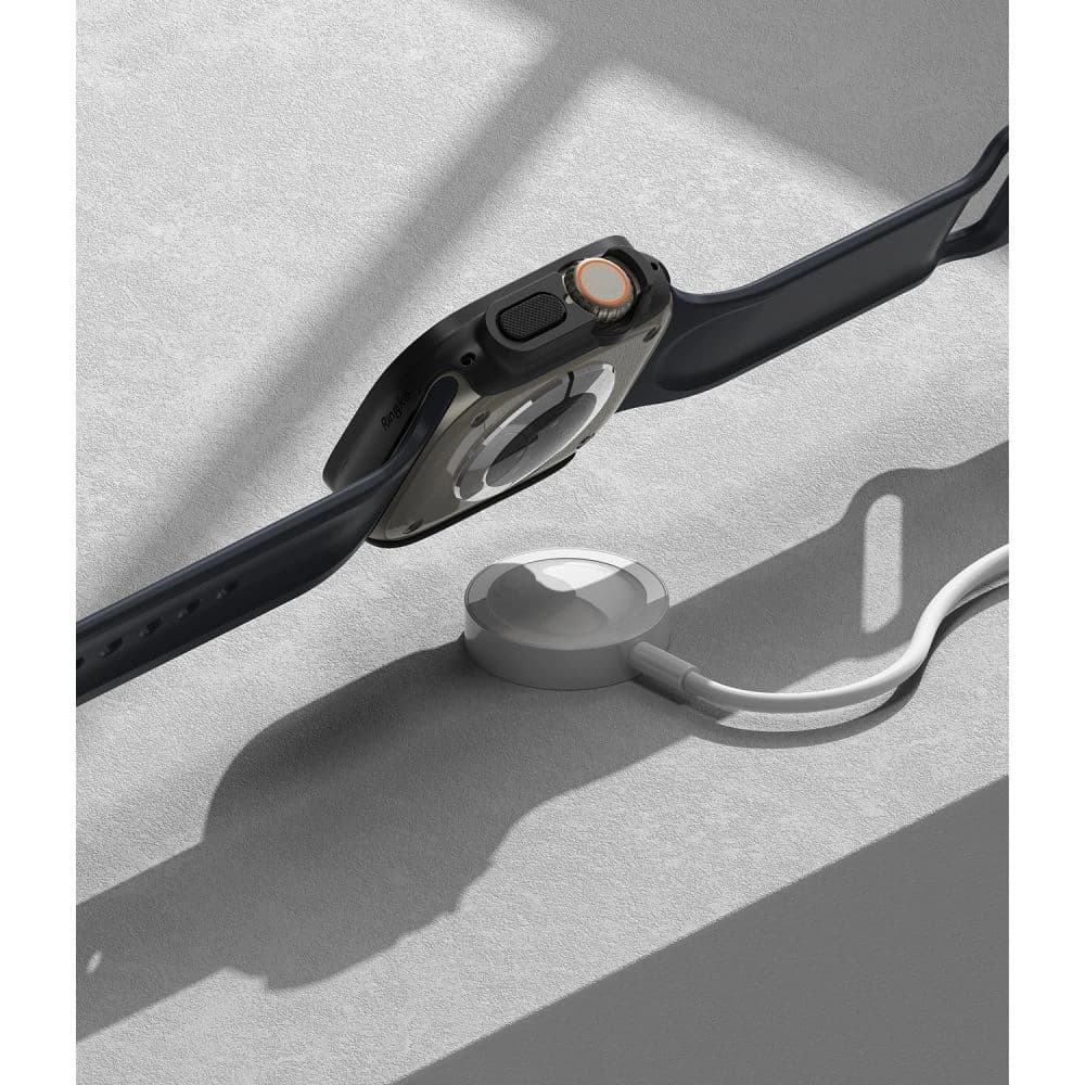 Etui Ringke Slim Apple Watch Ultra 1 / 2 / 3 49mm Clear & Matte Black [2 PACK] - 10