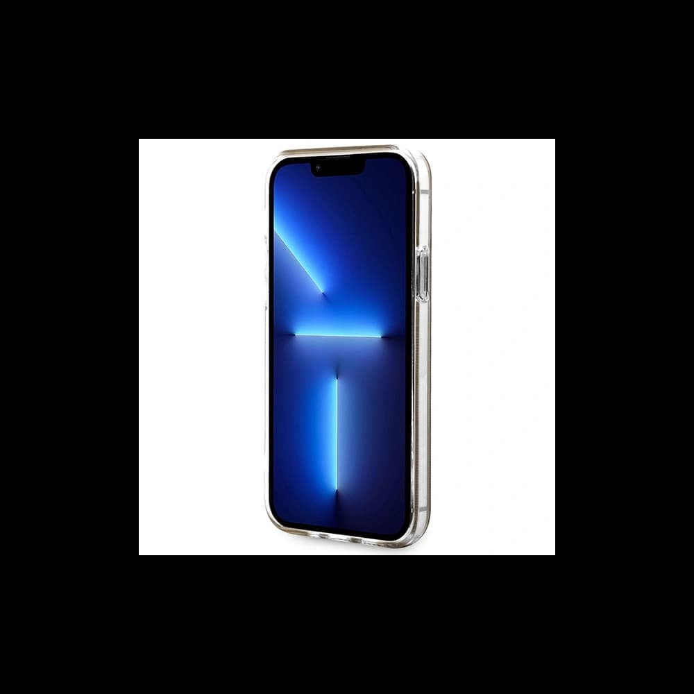 Guess GUBPP12MH4EACSW Case + Wireless Charger Apple iPhone 12/12 Pro brown hard case 4G Print MagSafe - 5