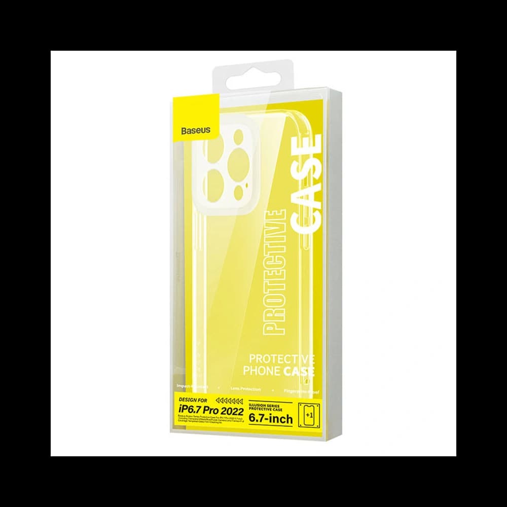 Set husă + sticlă + capac pentru cameră Baseus Illusion Apple iPhone 14 Pro Max - 8