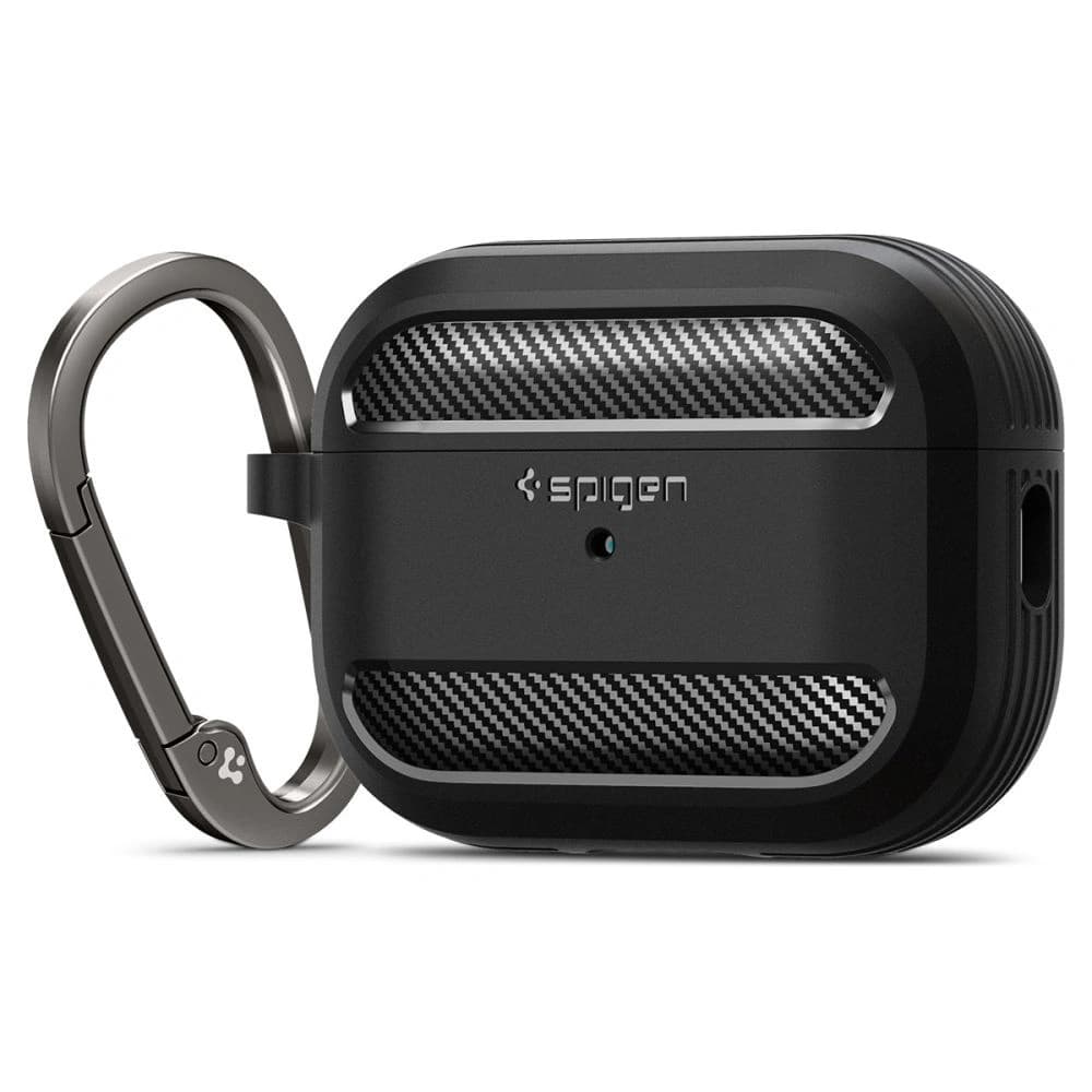 Spigen Rugged Armor Apple AirPods Pro 2/1 Matte Black - 1