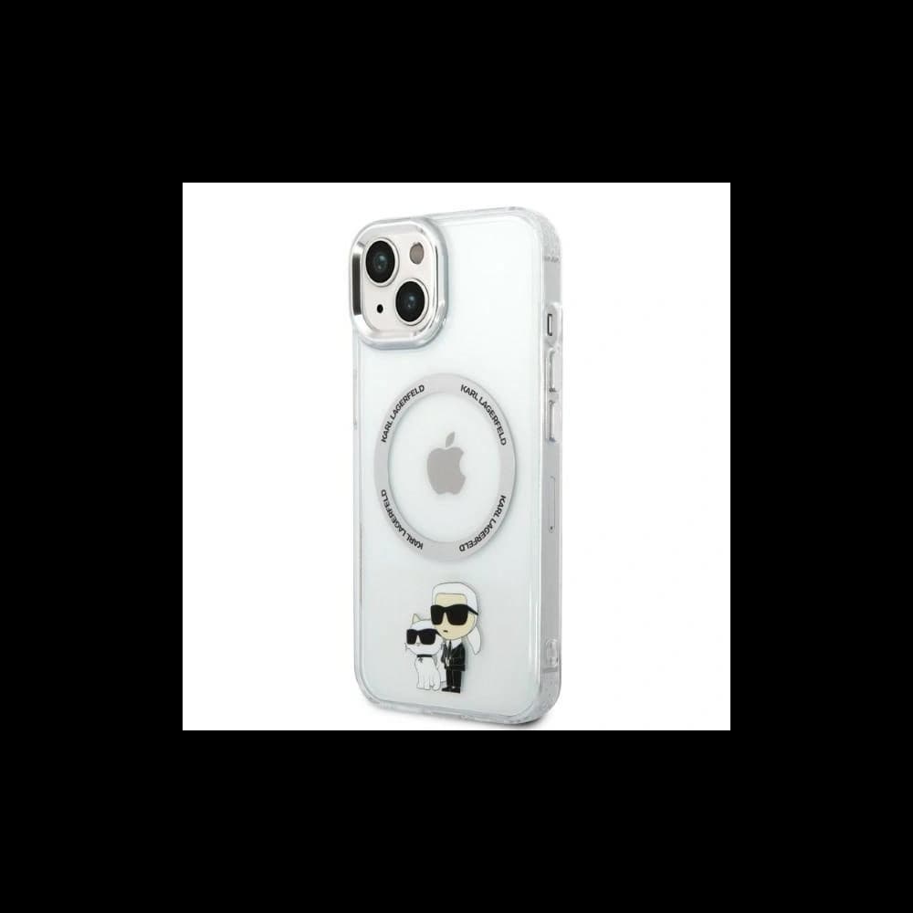 Etui Karl Lagerfeld KLHMP14SHNKCIT Apple iPhone 14 hardcase transparent Iconic Karl&Choupette Magsafe - 2
