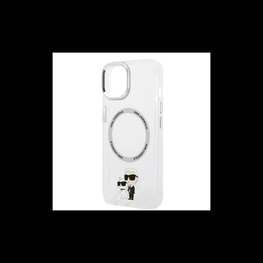 Etui Karl Lagerfeld KLHMP14SHNKCIT Apple iPhone 14 hardcase transparent Iconic Karl&Choupette Magsafe - 6