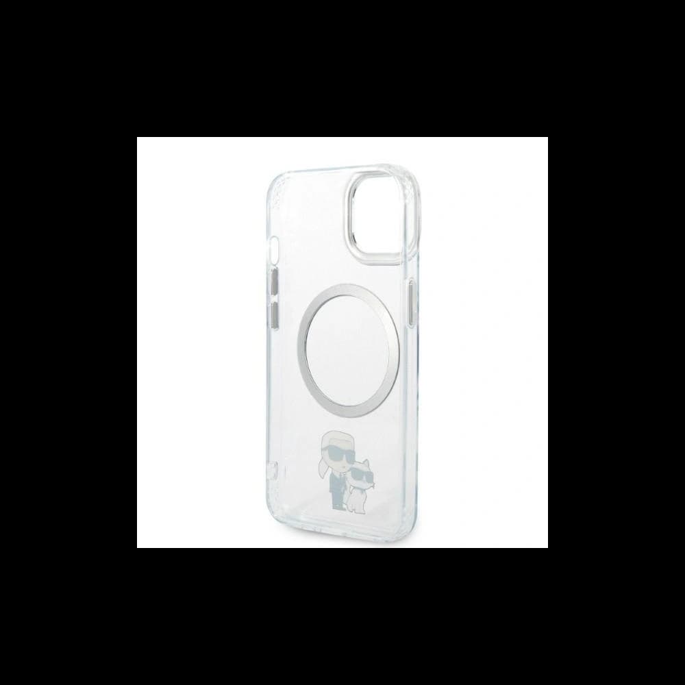 Etui Karl Lagerfeld KLHMP14SHNKCIT Apple iPhone 14 hardcase transparent Iconic Karl&Choupette Magsafe - 7