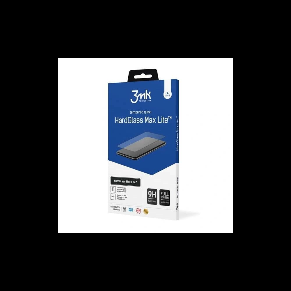 Gehärtetes Glas 3MK HardGlass Max Lite Motorola Moto E32/E32s schwarz - 1