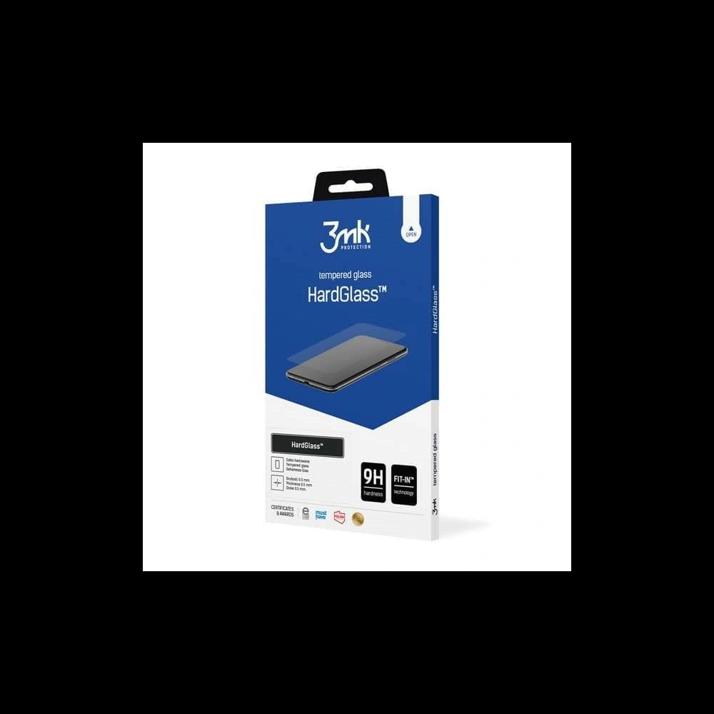 Sticlă securizată 3MK HardGlass Xiaomi 12 Lite neagră - 1