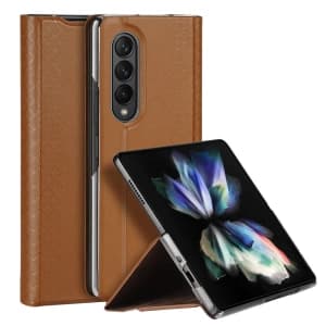 Etui DuxDucis Bril Samsung Galaxy Z Fold 3 hnědé