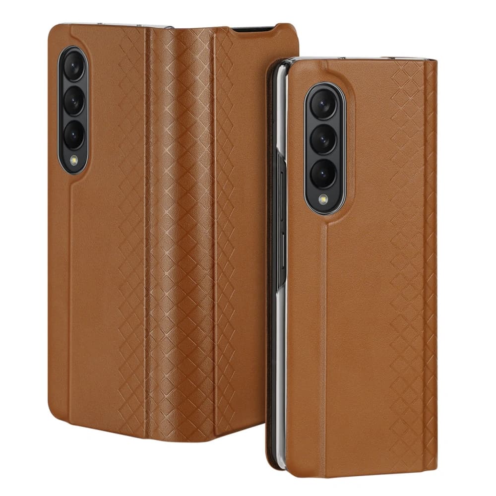Etui DuxDucis Bril Samsung Galaxy Z Fold 3 hnědé - 2