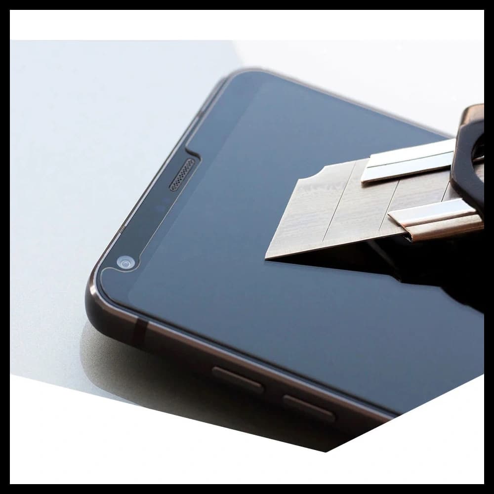 Tvrzené sklo 3MK HardGlass Samsung Galaxy Z Fold 3 5G černé vnější displej - 3