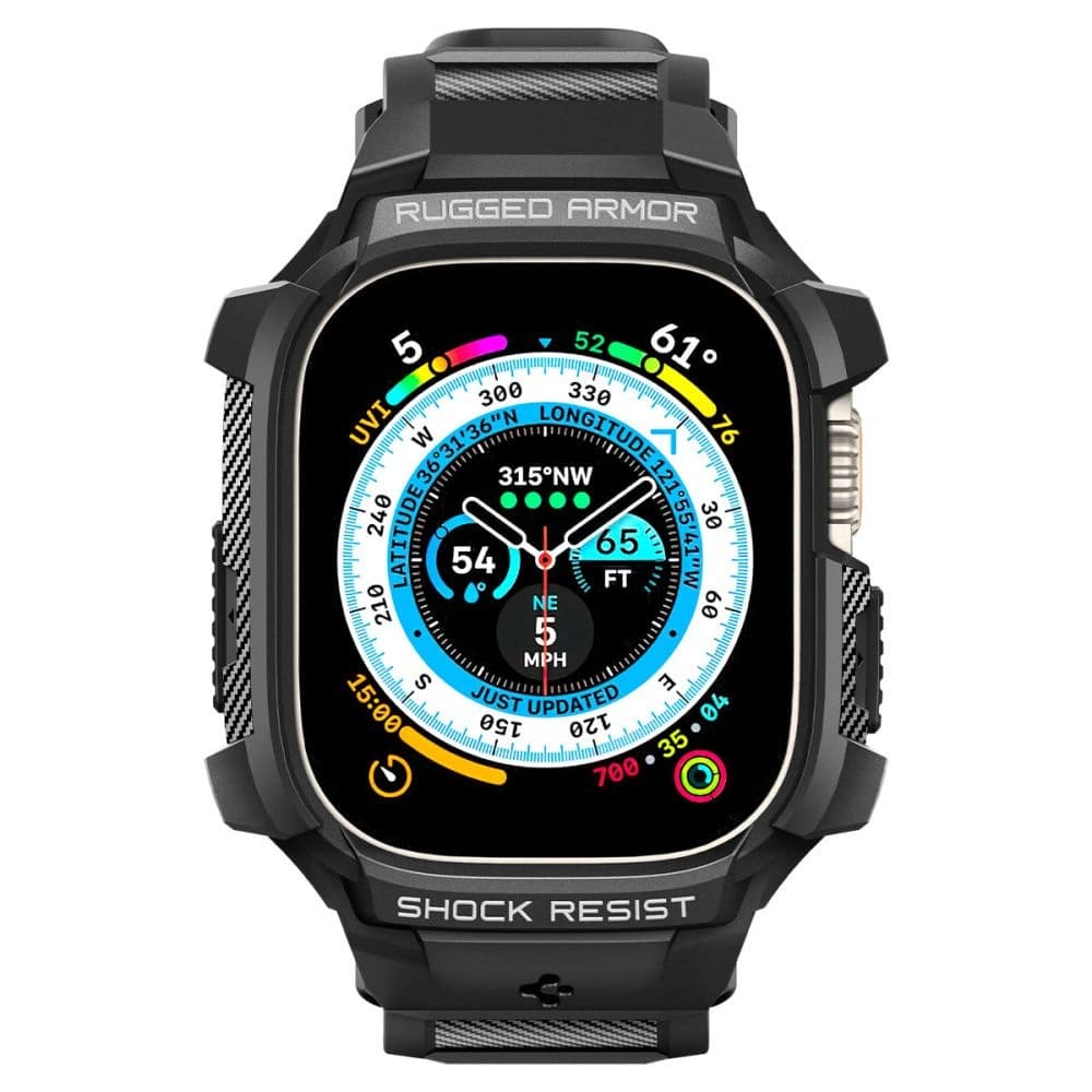 Spigen Rugged Armor Pro Apple Watch Ultra 1 / 2 / 3 49mm Schwarz - 3
