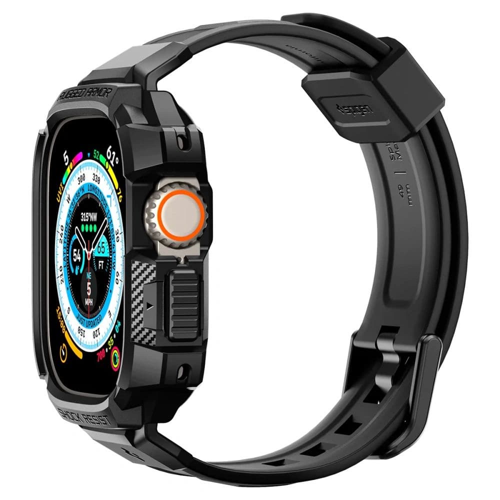 Spigen Rugged Armor Pro Apple Watch Ultra 1 / 2 / 3 49mm Schwarz - 14