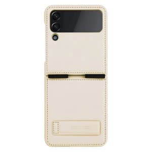 Nillkin Qin Vegan Leather Samsung Galaxy Z Flip 4 gold