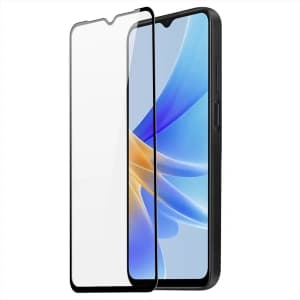 Dux Ducis 9D gehärtetes Glas für Oppo A17 schwarz