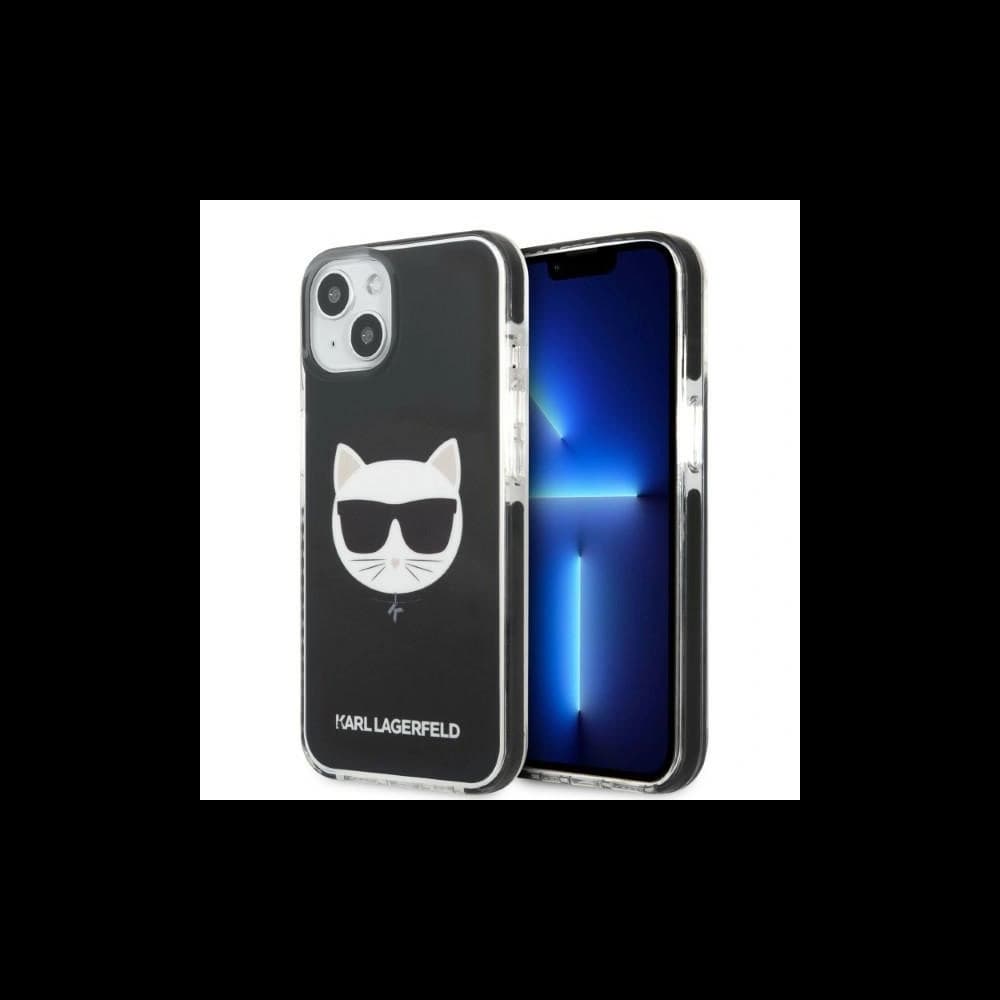 Etui Karl Lagerfeld KLHCP13STPECK Apple iPhone 13 mini hardcase czarny/black Choupette Head - 1
