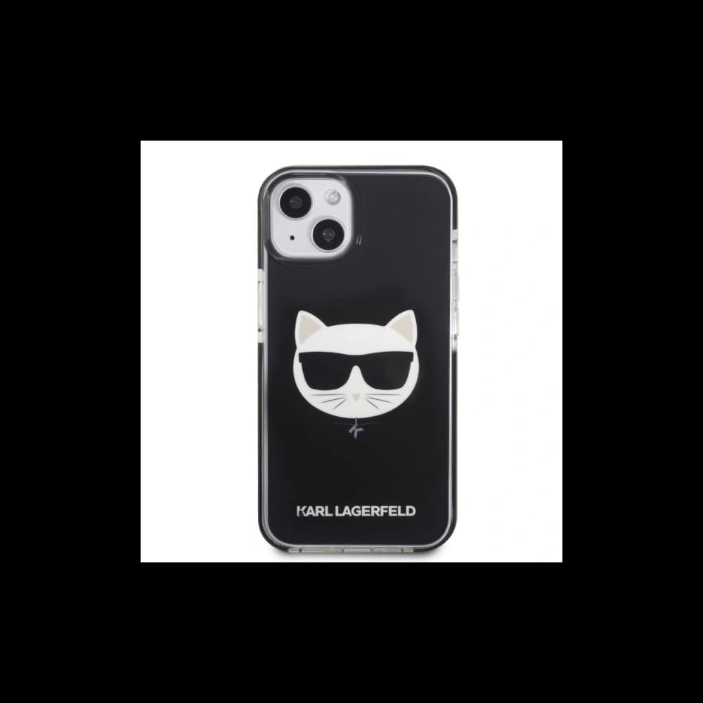 Etui Karl Lagerfeld KLHCP13STPECK Apple iPhone 13 mini hardcase czarny/black Choupette Head - 3