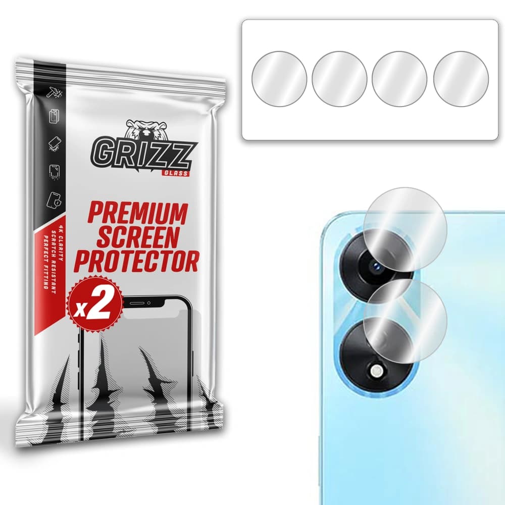 Glas für die Kamera GrizzGlass HybridGlass für Oppo A58x 5G - 1