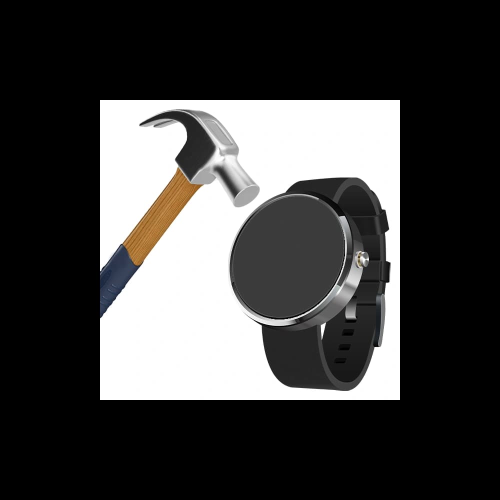 Szkło hybrydowe GrizzGlass HybridGlass do Motorola Moto Watch 200 - 5