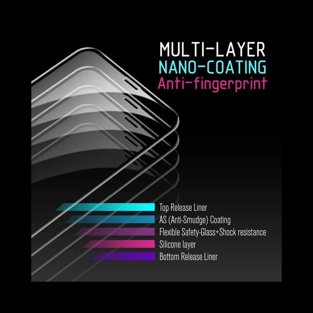 Hybriertes Glas Crong 7D Nano Flexibles Glas Samsung Galaxy A30/A50/A50s - 3