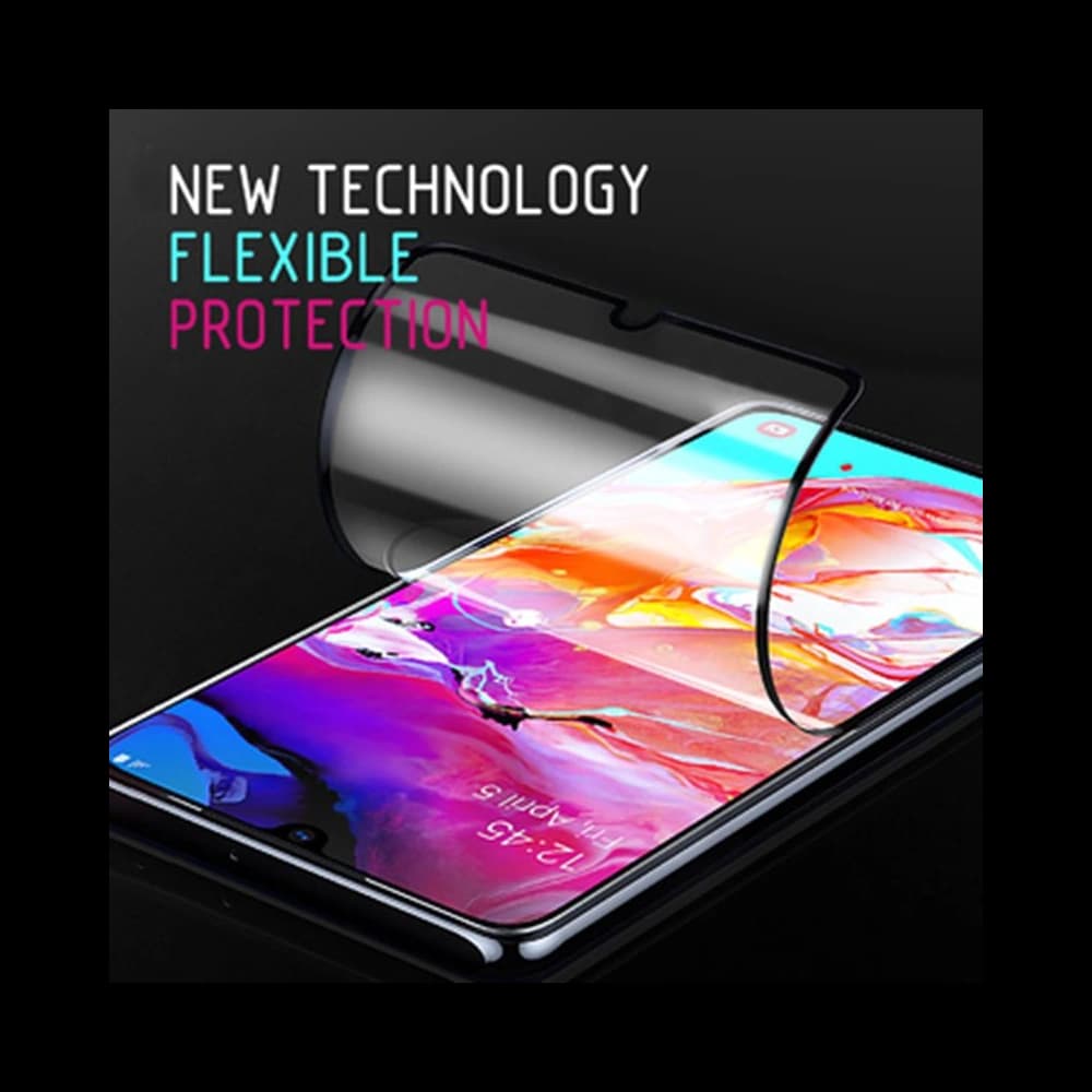 Hybriertes Glas Crong 7D Nano Flexibles Glas Samsung Galaxy A30/A50/A50s - 4