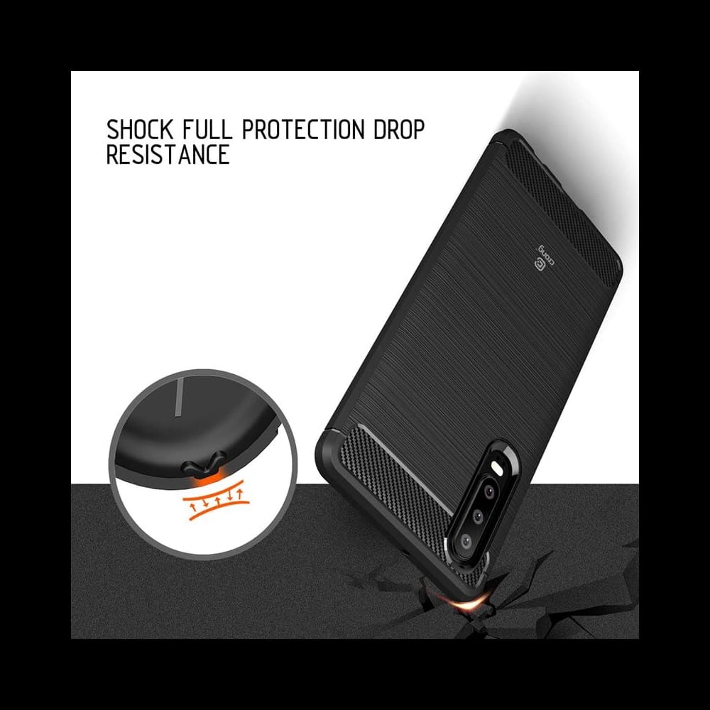 Crong Soft Armour Cover Huawei P30 (black) - 3