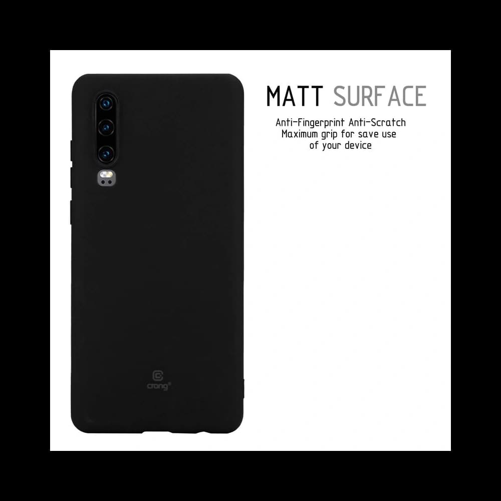 Crong Soft Skin Cover Huawei P30 (black) - 2