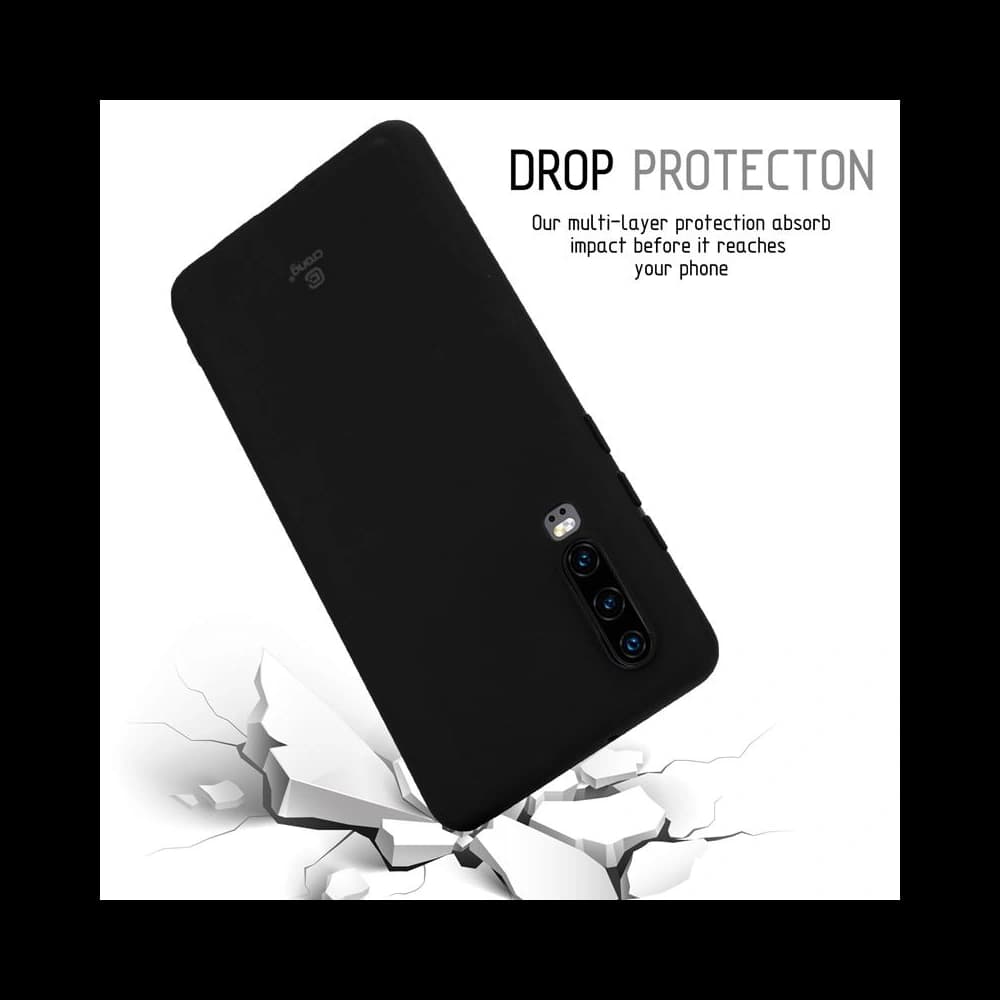 Crong Soft Skin Cover Huawei P30 (black) - 4