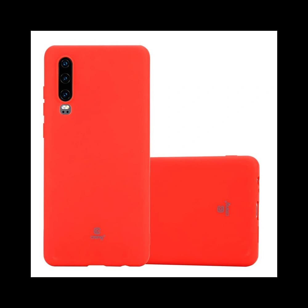 Case Crong Soft Skin Cover Huawei P30 (rot) - 1