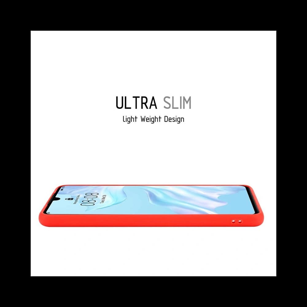 Case Crong Soft Skin Cover Huawei P30 (rot) - 3