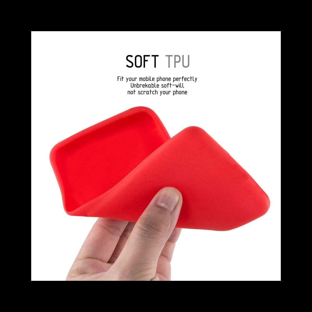 Case Crong Soft Skin Cover Huawei P30 (rot) - 5