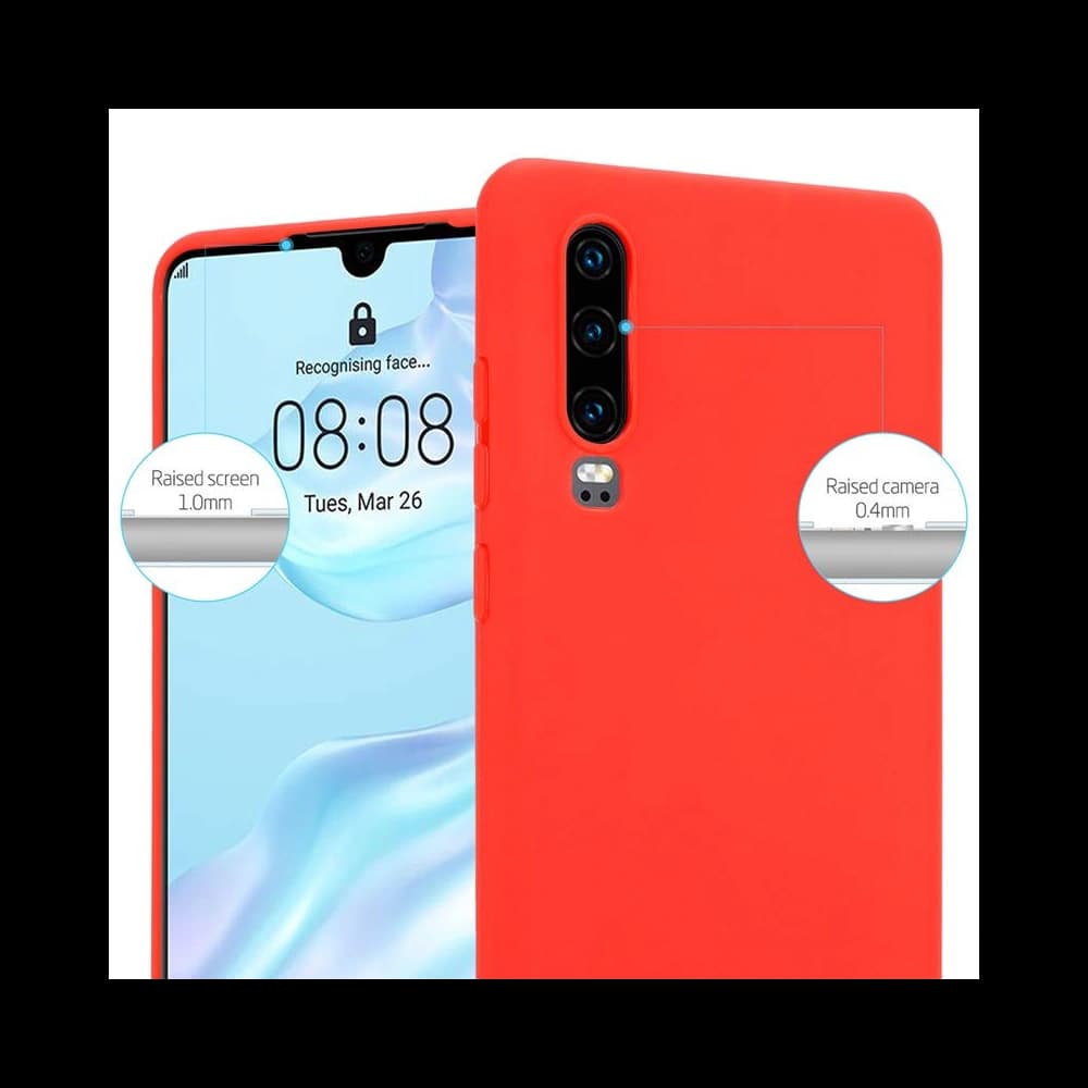 Case Crong Soft Skin Cover Huawei P30 (rot) - 6