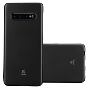 Case Crong Smooth Skin Samsung Galaxy S10+ Plus (schwarz)
