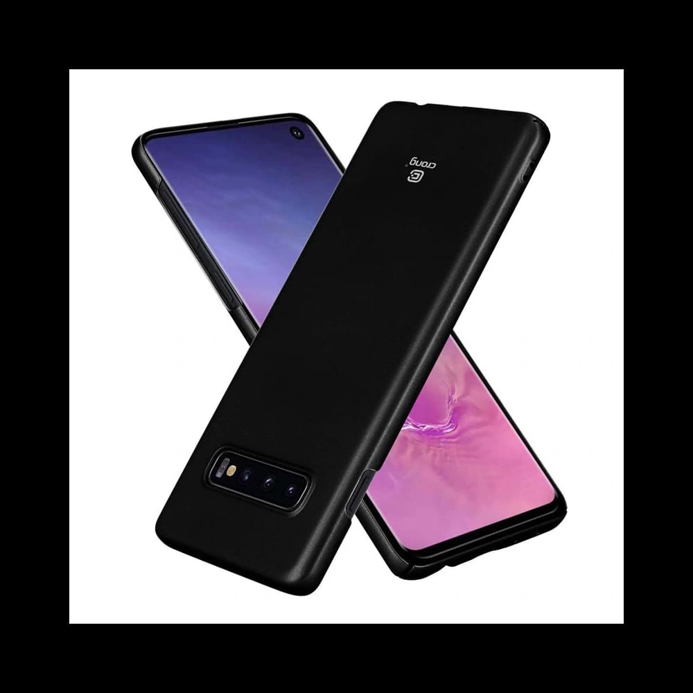 Case Crong Smooth Skin Samsung Galaxy S10+ Plus (schwarz) - 2